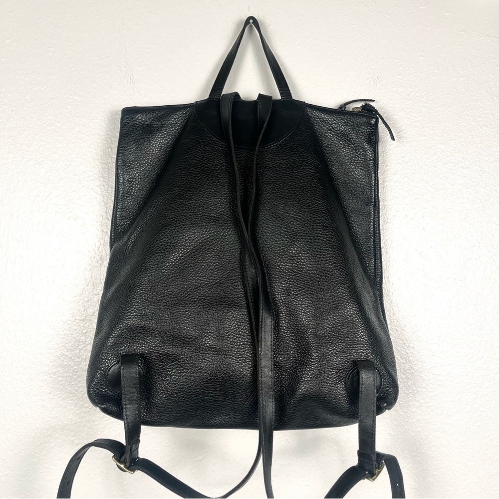 Clare V Black Leather Backpack - Picture 6 of 9